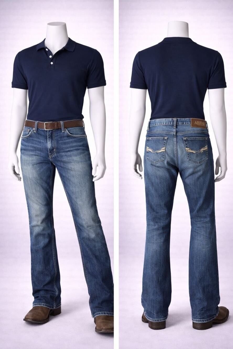 Ariat M2 Relaxed Boot Cut Jeans Men’s 29x30 Western Cowboy Denim rodeo jeans,